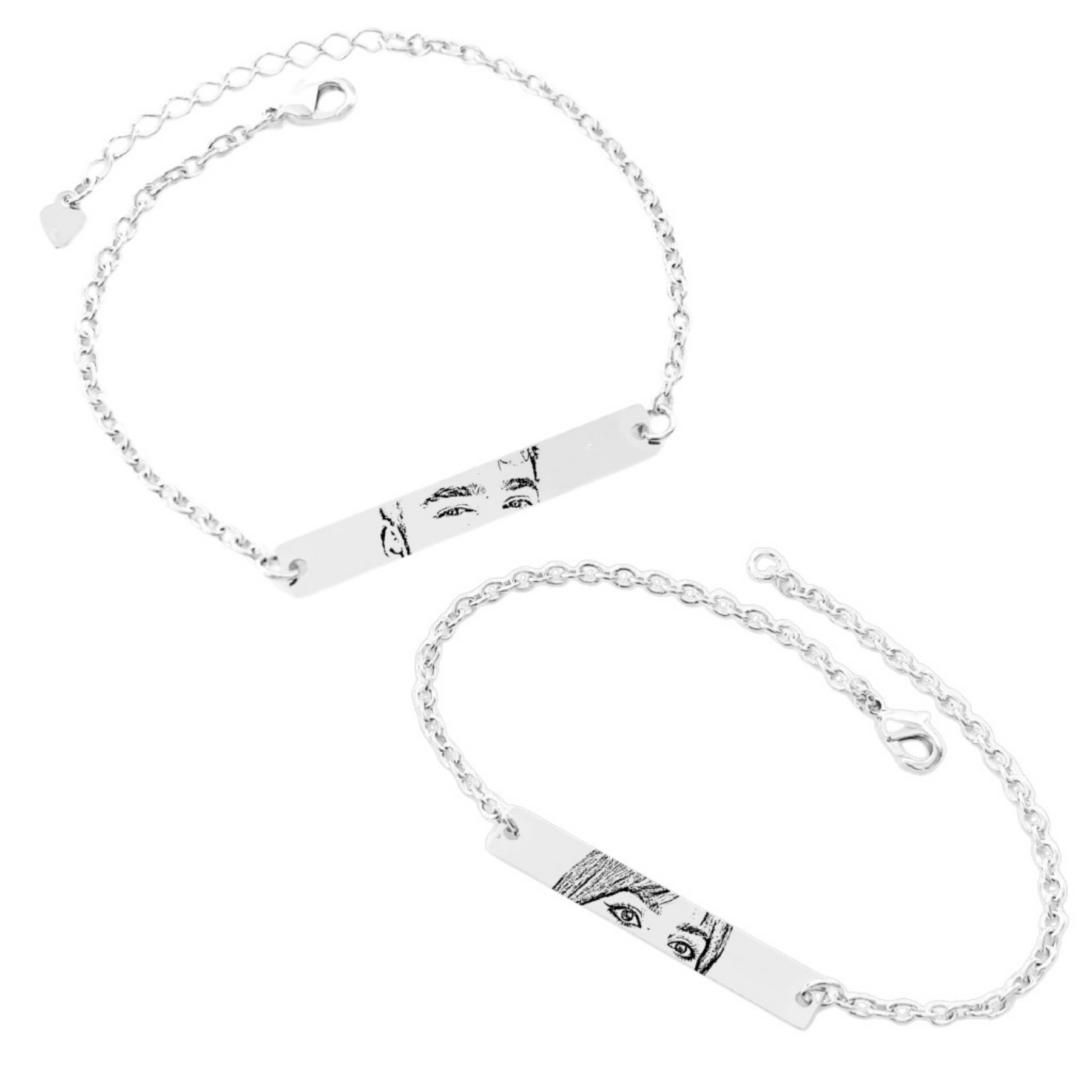 Kit Pulseiras Olhares Eternos Com Foto