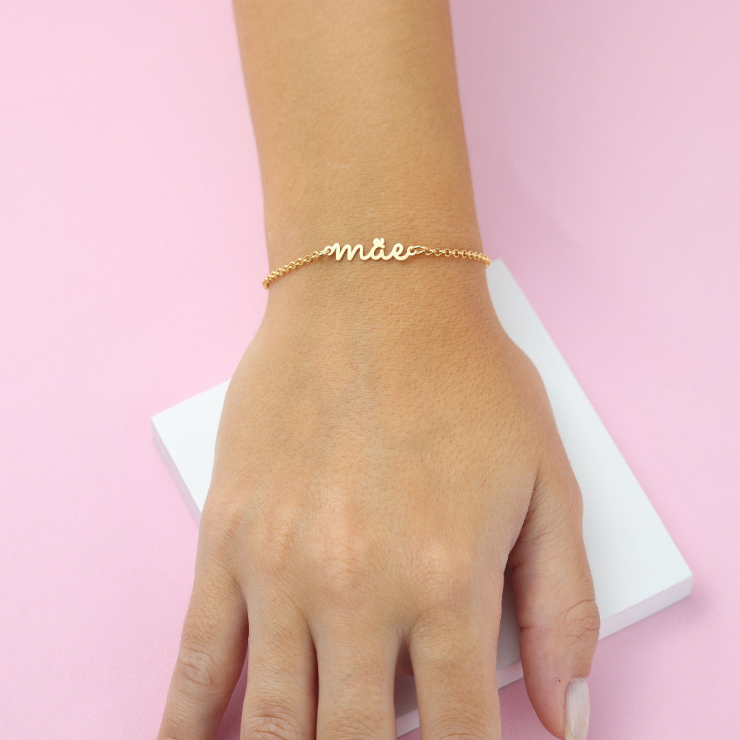 Pulseira Mãe Banhado a Ouro 18k