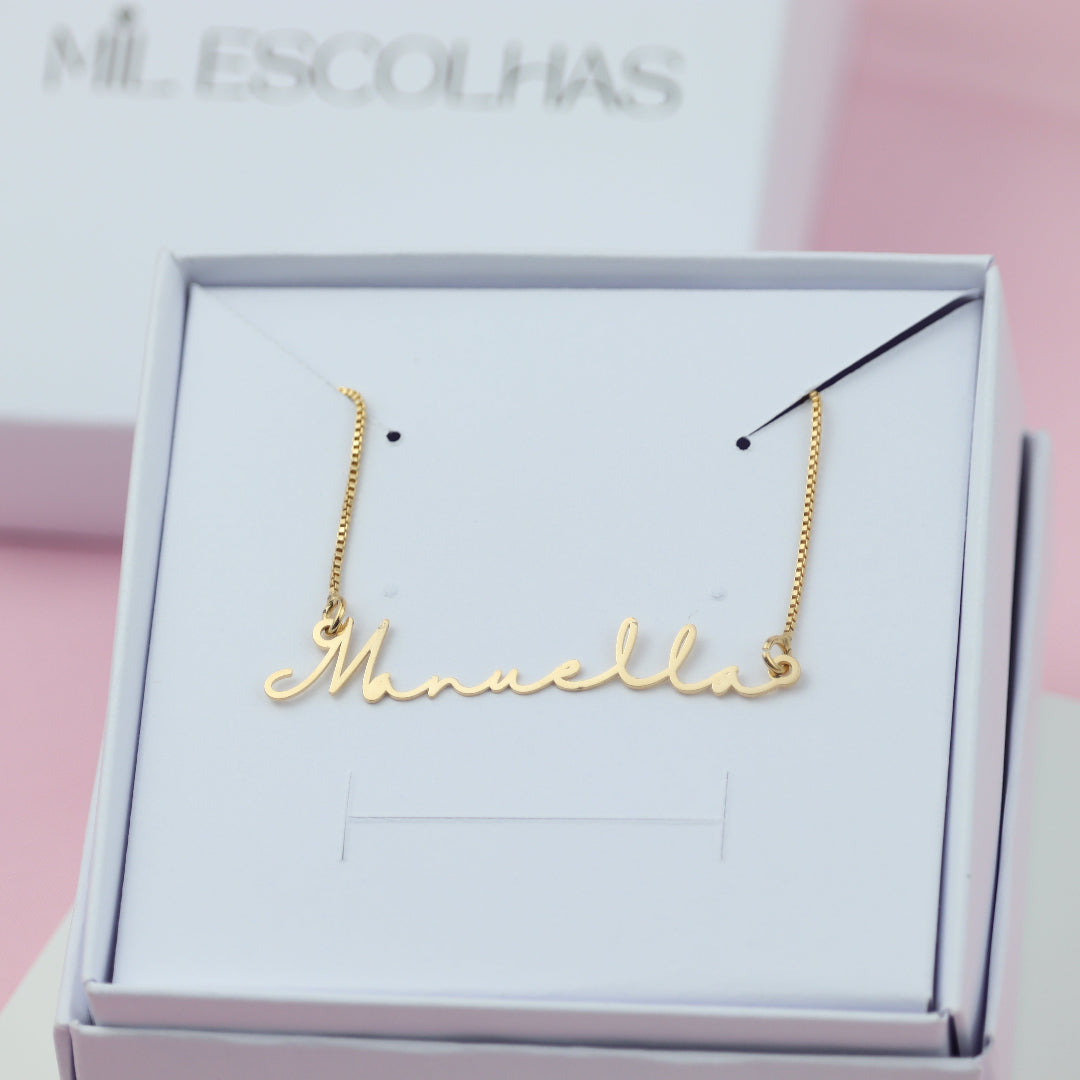Colar Minimalista com Nome