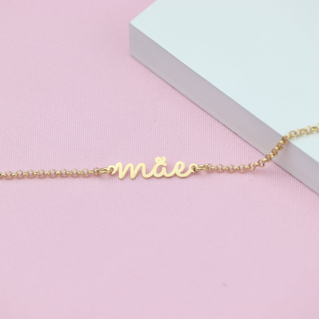 Pulseira Mãe Banhado a Ouro 18k