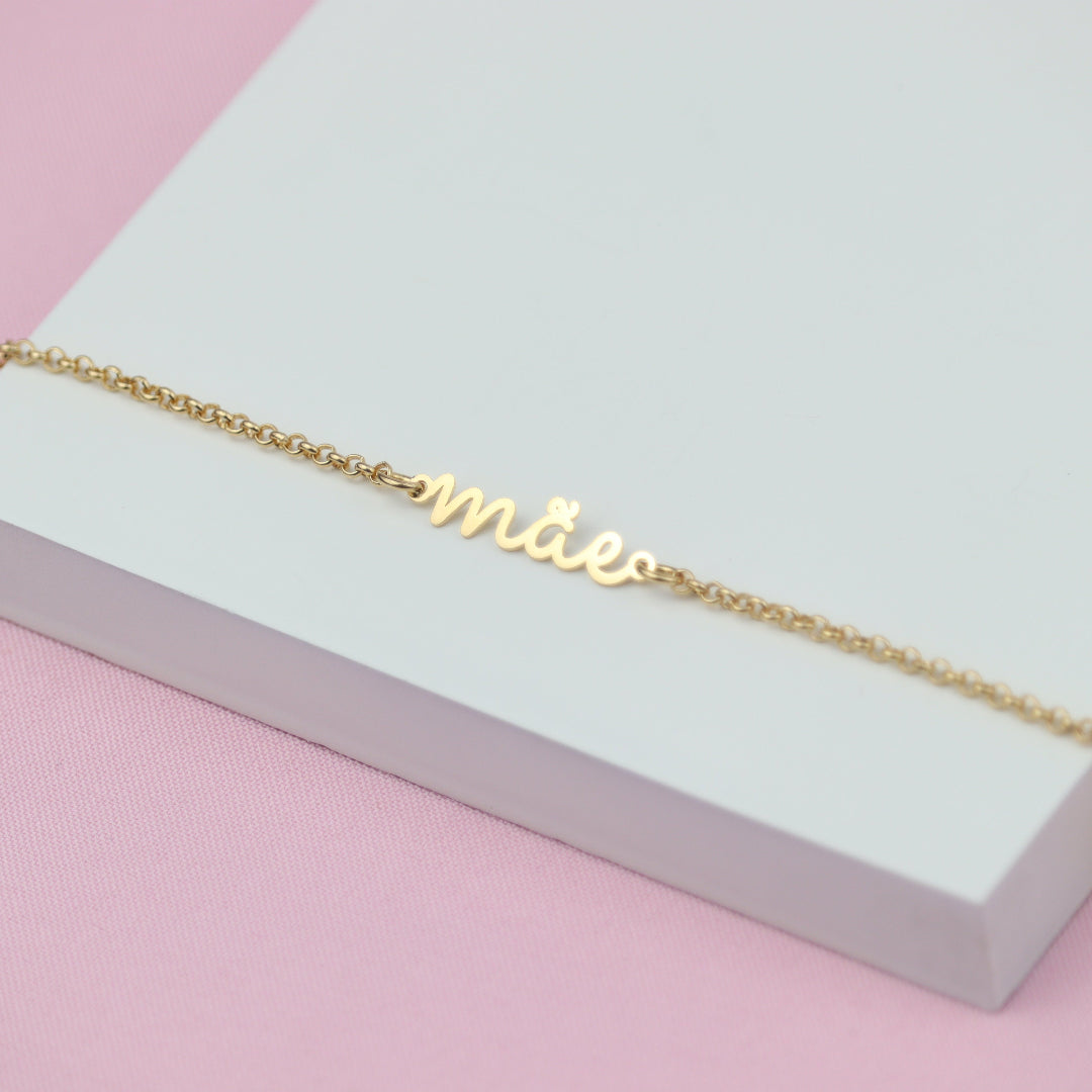 Pulseira Mãe Banhado a Ouro 18k