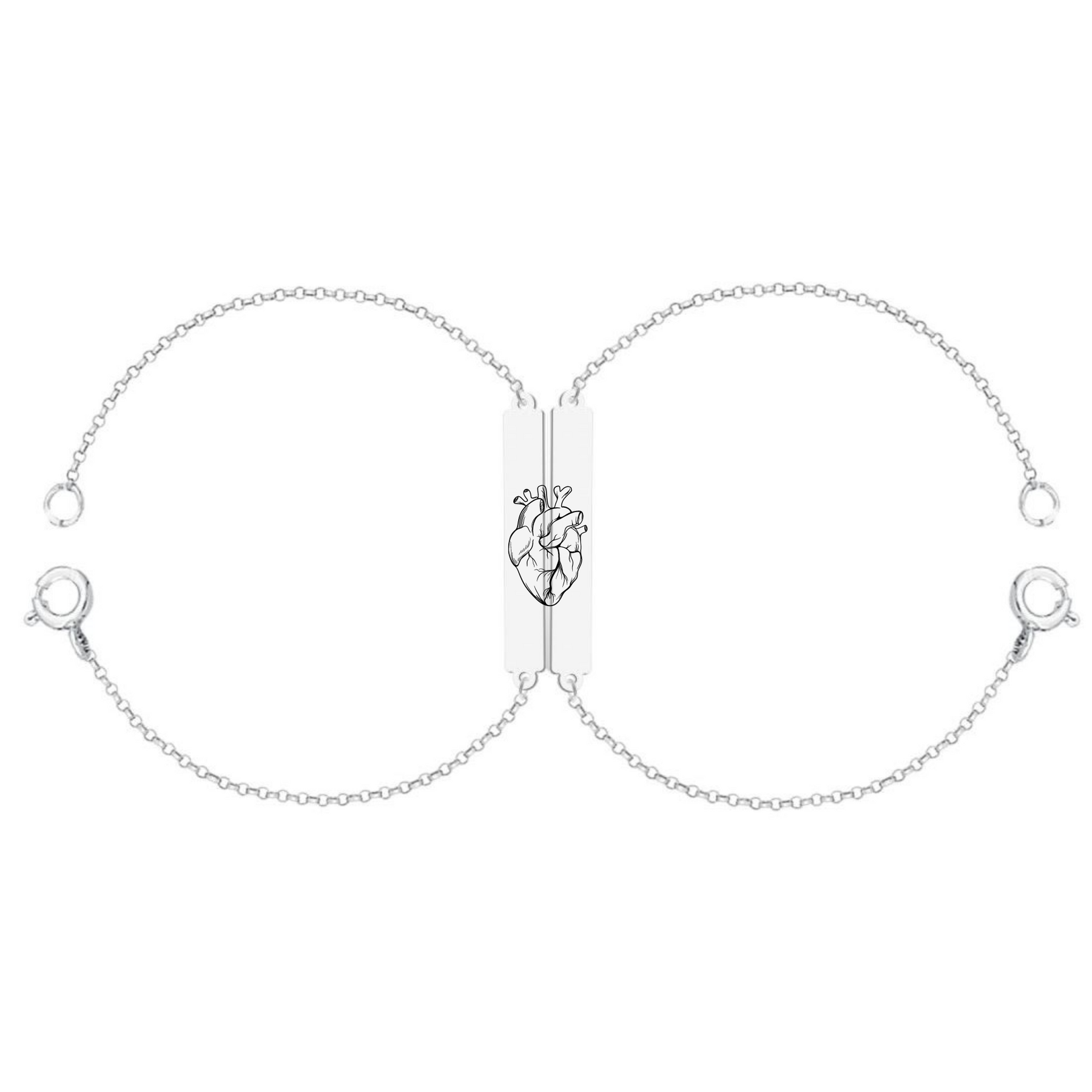Kit Pulseiras Plaquinhas Personalizadas