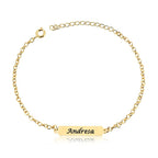 Pulseira Chapinha com Nome
