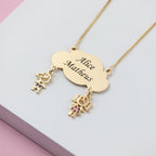 Colar Nuvem de Amor com Nomes