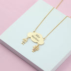 Colar Nuvem de Amor com Nomes