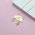Colar Nuvem de Amor com Nomes