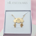 Colar Nuvem de Amor com Nomes