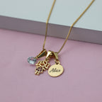 Colar Amor de Mãe com Pedrinha