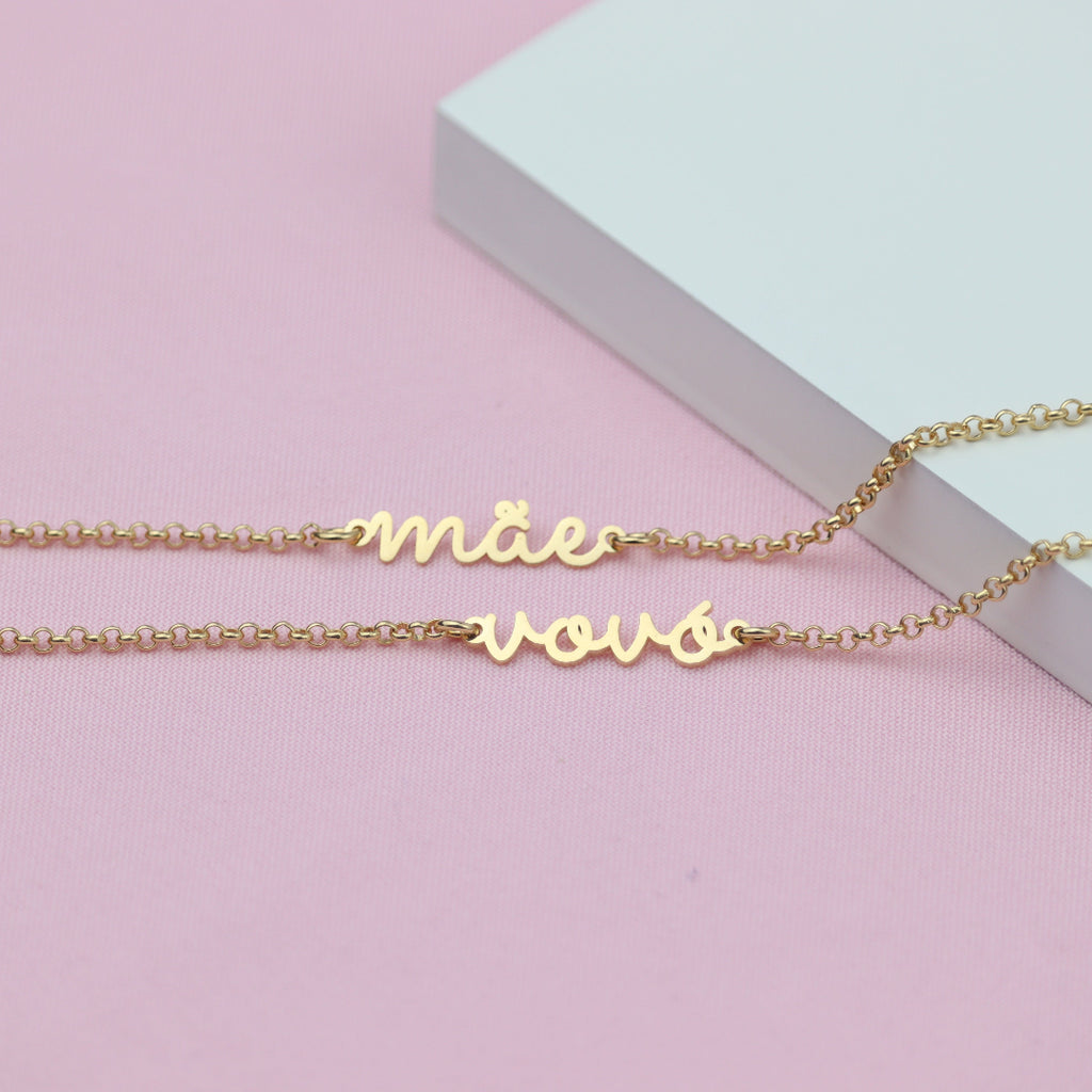 Kit Presente Pulseiras Mãe e Vovó
