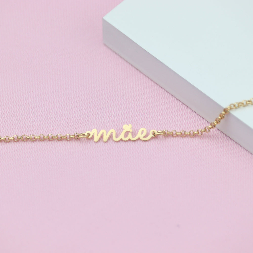 Pulseira Mãe Banhado a Ouro 18k