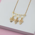 Colar Amor de Mãe com Filhos