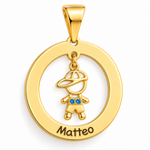 Pingente Redondo Personalizável