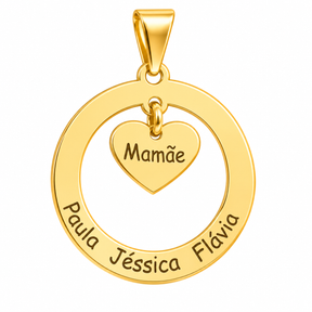 Pingente Mamãe Eterno Personalizável
