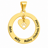 Pingente Amor por Pets Personalizável