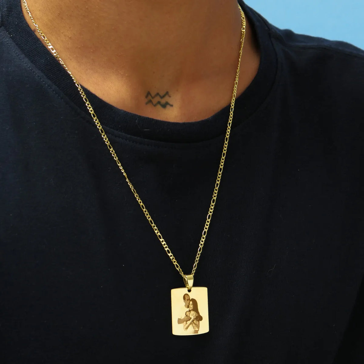 Corrente Masculina com Foto
