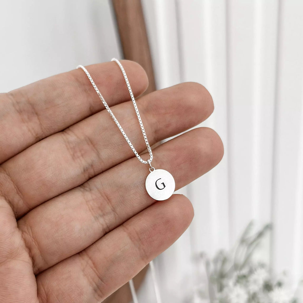 Colar Pingente Letra Inicial 10MM
