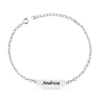 Pulseira Chapinha com Nome